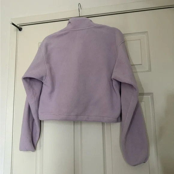 Aritzia TNA Polar Half-Zip Fleece Pullover in Lavender - Picture 6 of 12